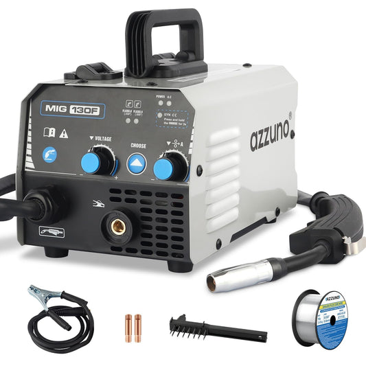 MIG Welder,Flux Core Welder Machine 110V 130Amp, Gasless MIG Welding Machine ...