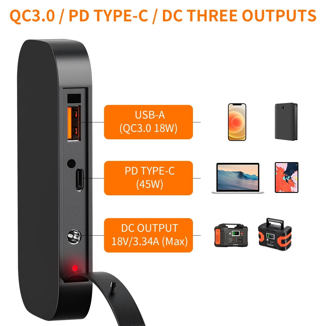 200W Solar Generator with 60W Solar Panel, Waterproof Backup Power Emergency Power Supply