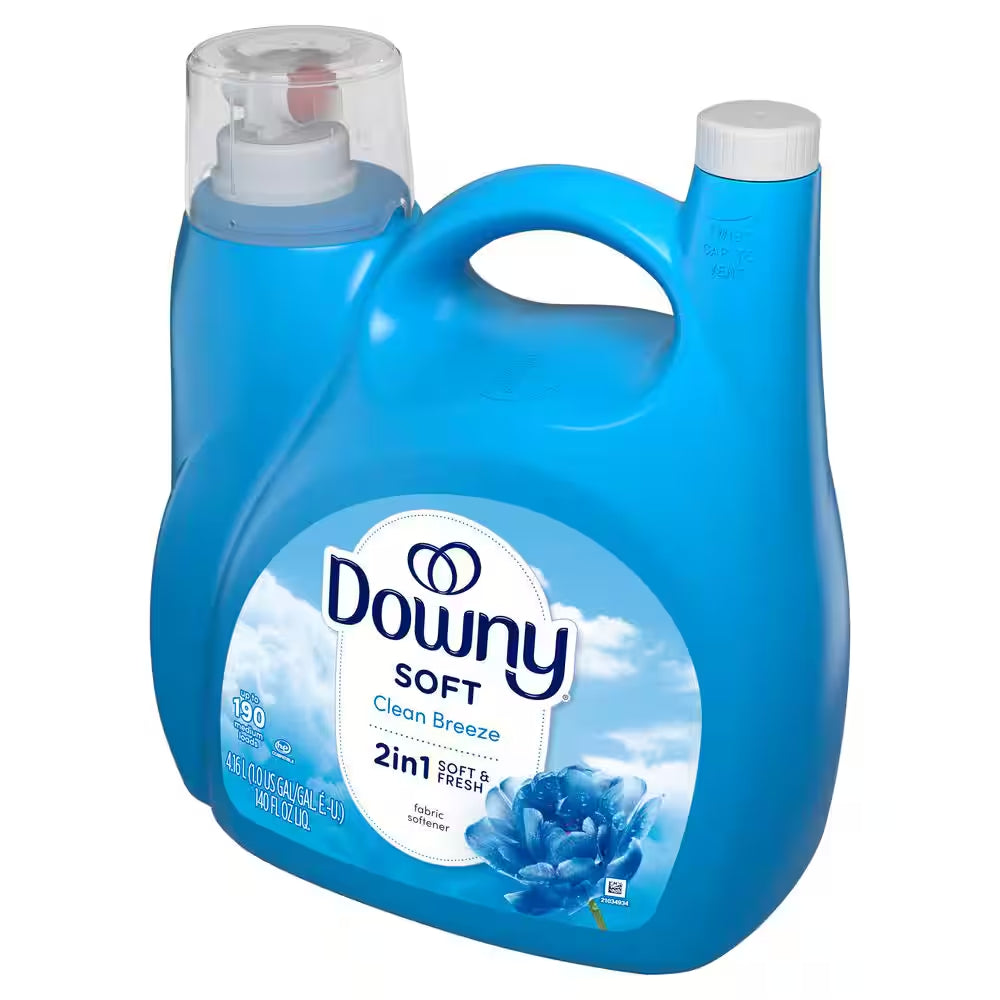 Ultra Clean Breeze Scent Liquid Fabric Softener, 190-Loads, 140 Fl. Oz.