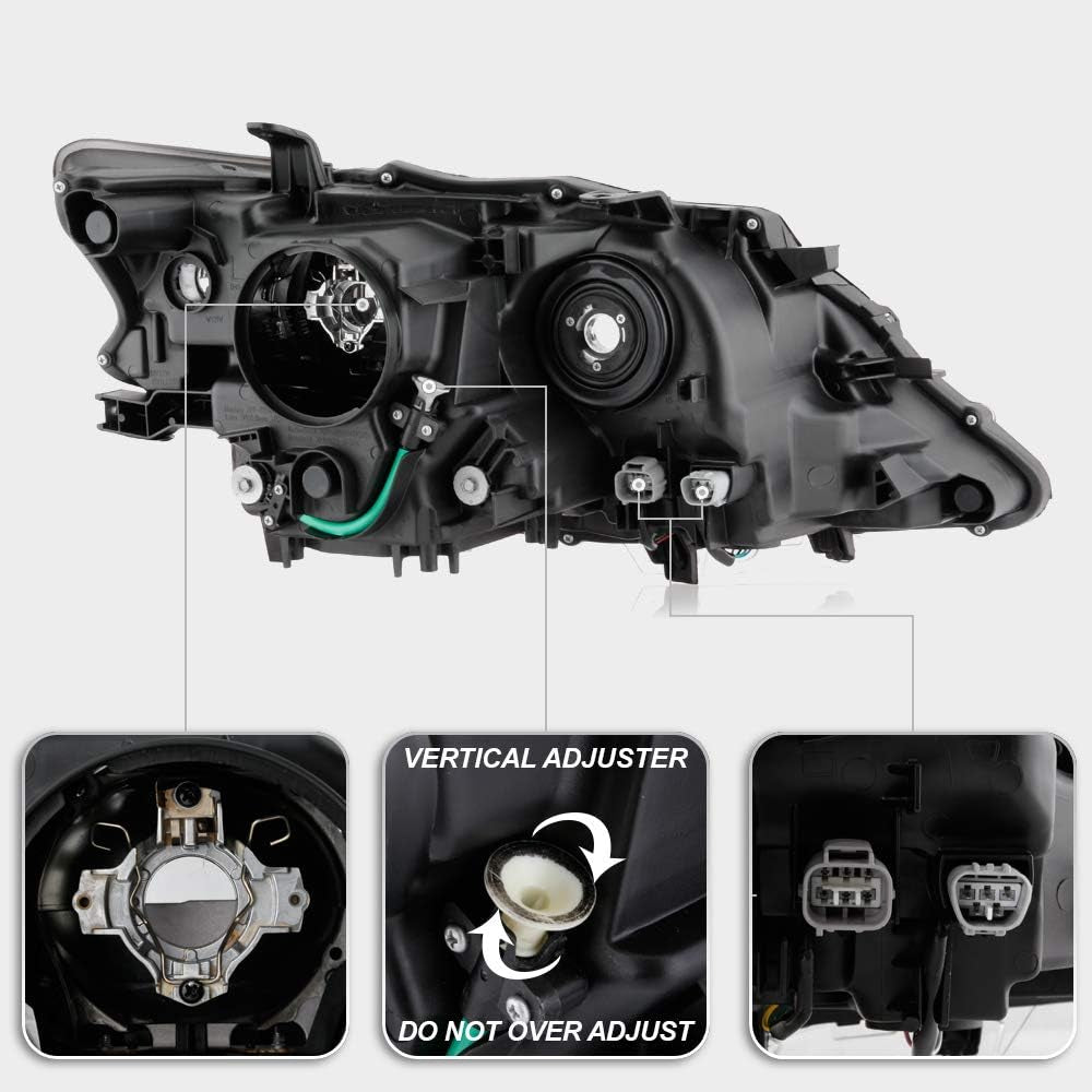 - for [Hid/Xenon Non-Afs] 2013-2015 Lexus RX350 Rx450H Projector LED DRL Headlight Headlamp Assembly Driver Side