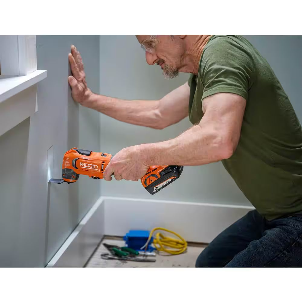 18V Cordless Oscillating Multi-Tool Kit with (2) 2.0 Ah Batteries, Charger, and 14-Piece Blade Kit