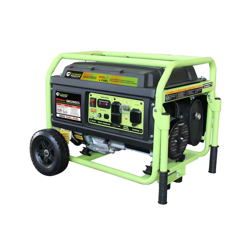 5250 / 4250 -Watt Gasoline/Liquid Propane Dual Fuel Portable Generator