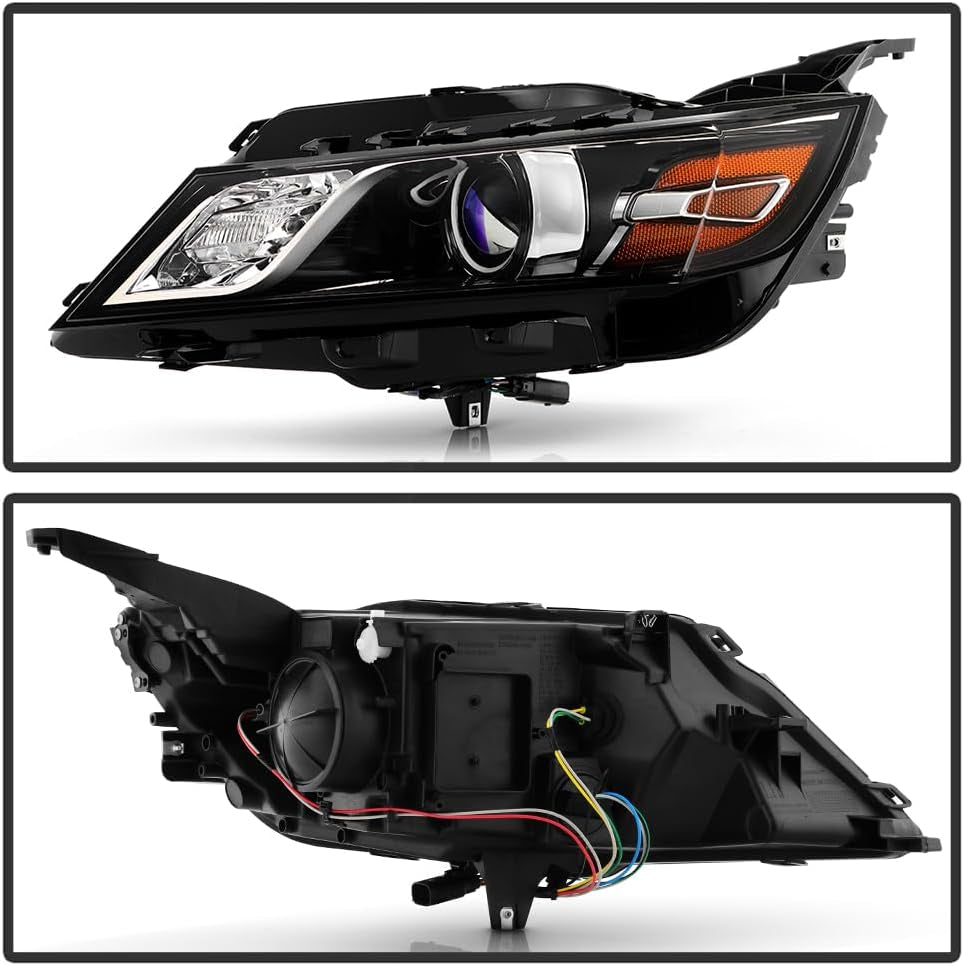- for 2014-2020 Chevy Impala Halogen Type Factory Style Headlights Headlamps Assembly Pair Replacement Left+Right