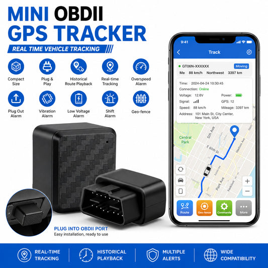 OBD2 GPS Tracker Real Time Vehicle Tracking Device OBD II Car Truck Locator US