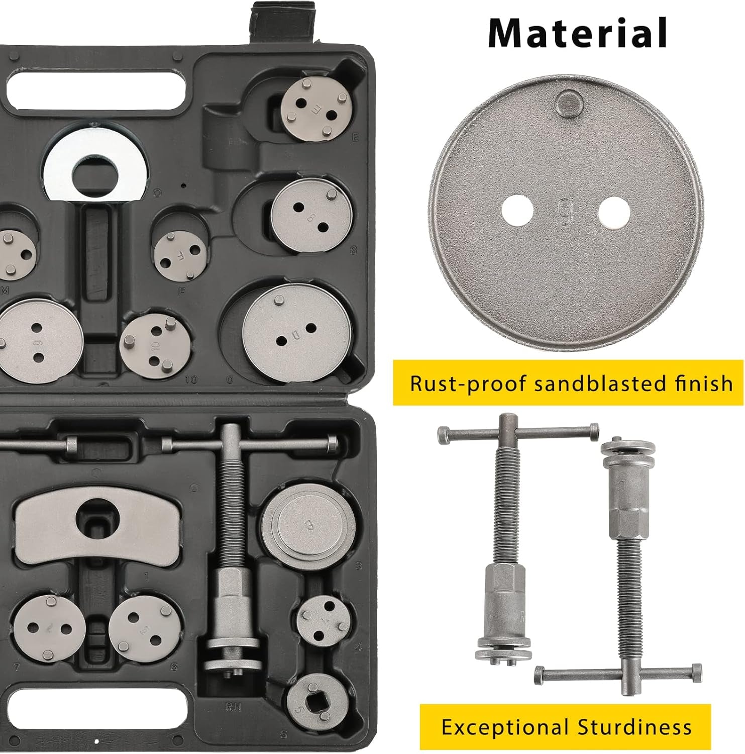 24PCS Disc Brake Caliper Tool Kit | Heavy Duty Disc Brake Piston Caliper Rewind