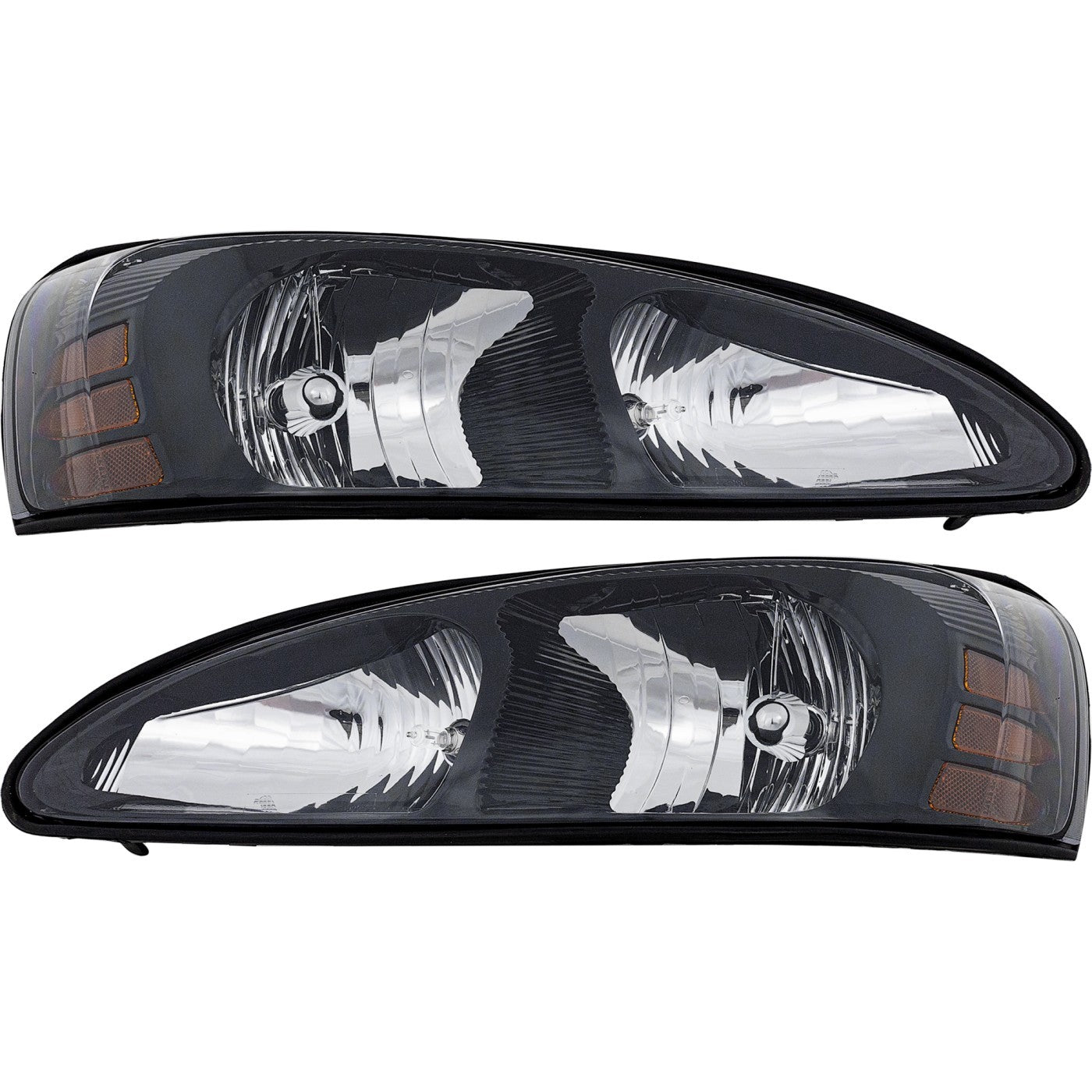 Headlight Set for 2004-2008 Pontiac Grand Prix Driver and Passenger Side