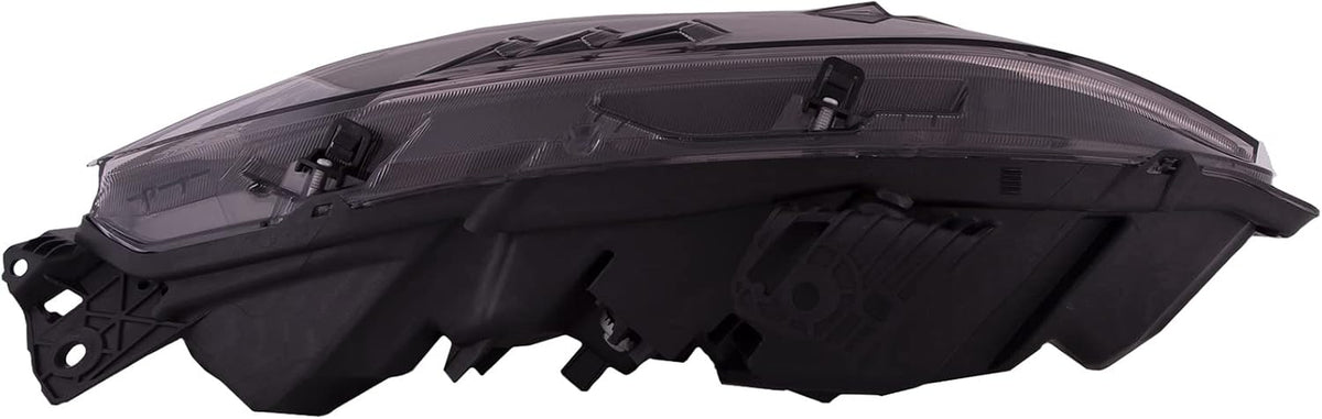 Headlights Set LED Headlights with Smoked Lens Compatible with Honda Civic 16-21 Type R