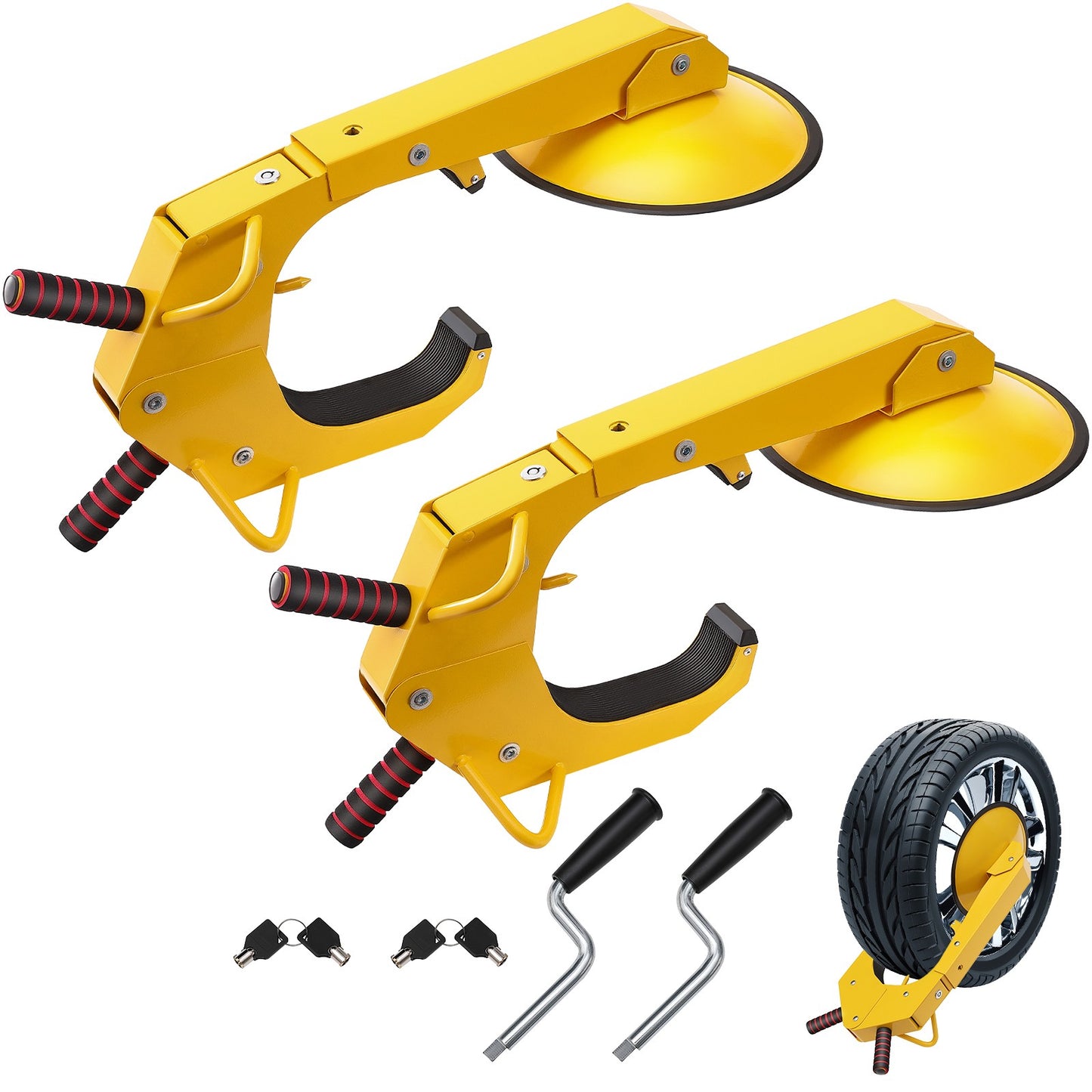 VEVOR Wheel Lock Clamp Boot Tire Lock Trailer Parking Auto Car Truck Anti-Theft