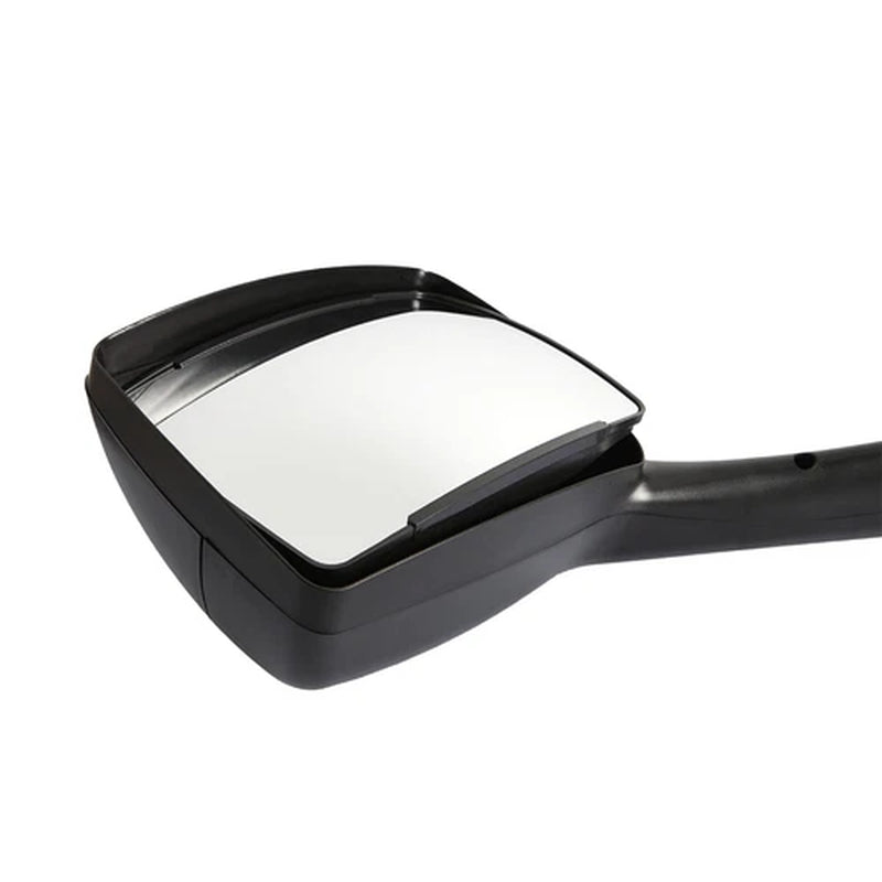 Pair Black Hood Mirrors W/Mounting Kits for Kenworth T680 Left and Right Side
