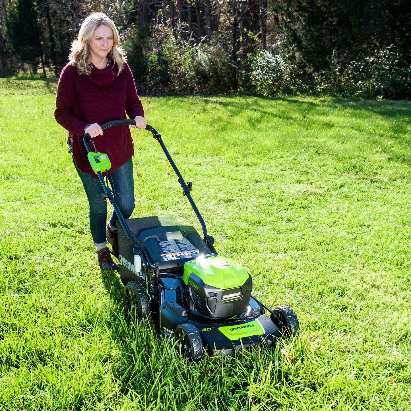 40V 20" Brushless Push Lawn Mower with 4.0 Ah Battery & Quick Charger 2516302VT