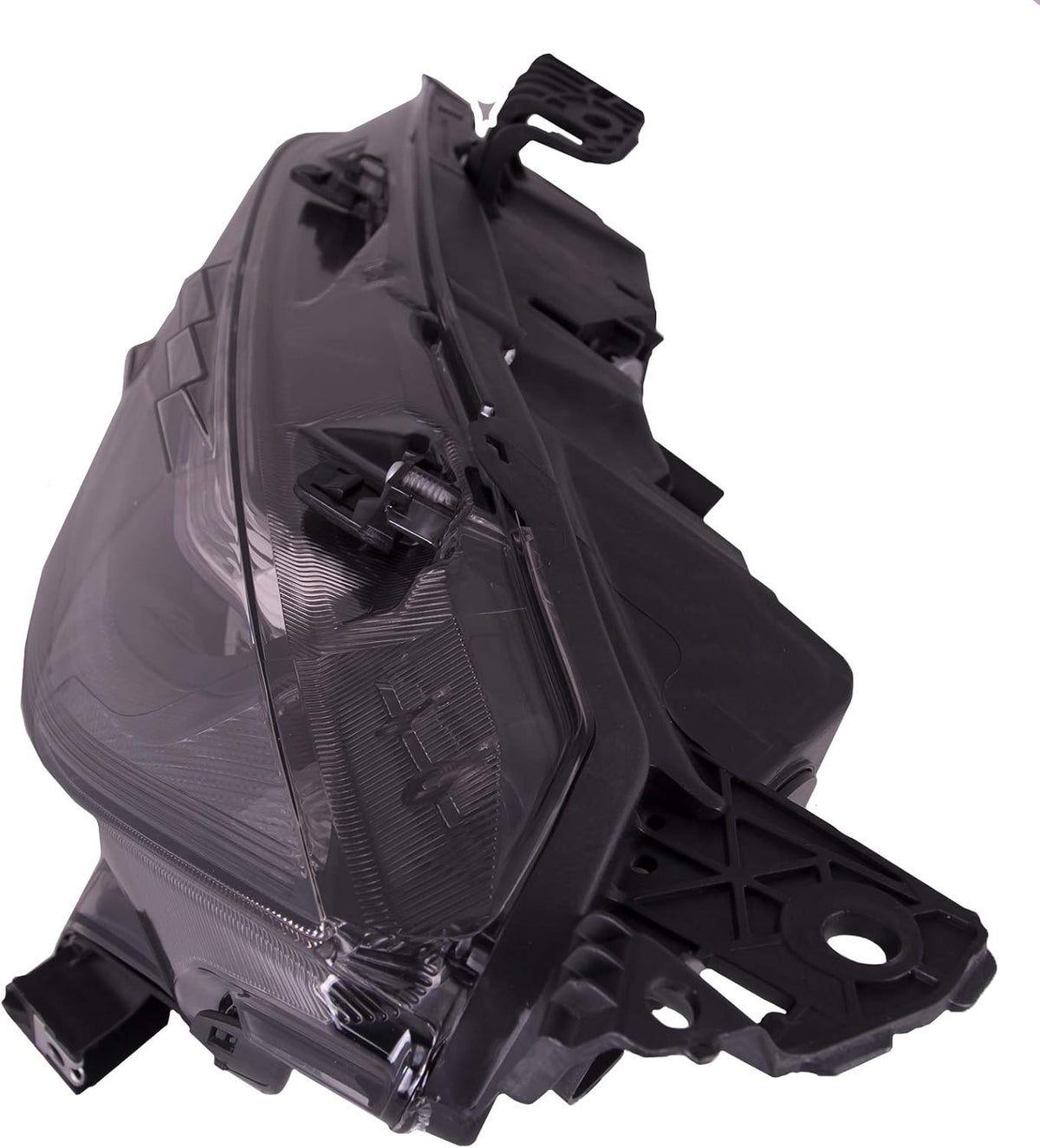 Headlights Set LED Headlights with Smoked Lens Compatible with Honda Civic 16-21 Type R