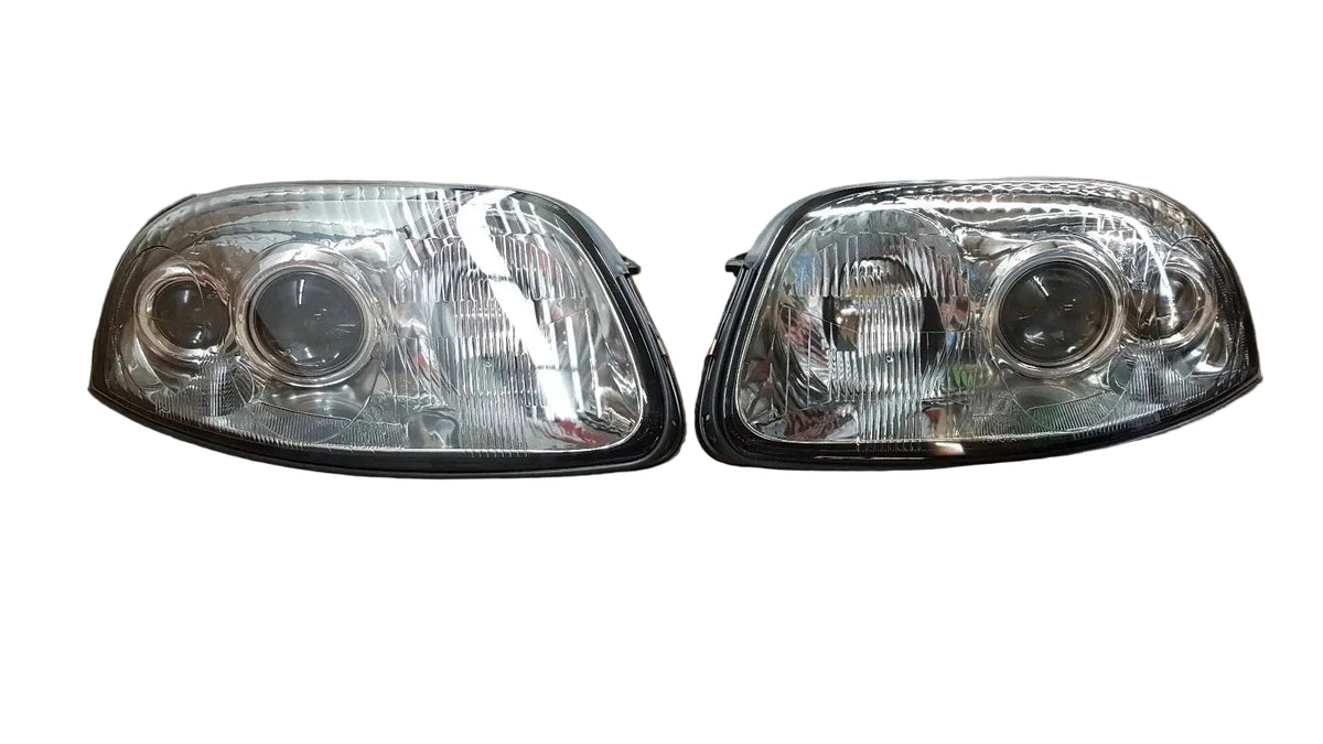 1994-1998 Toyota New Supra Euro Style Headlamps Pair (Glass Headlamps)