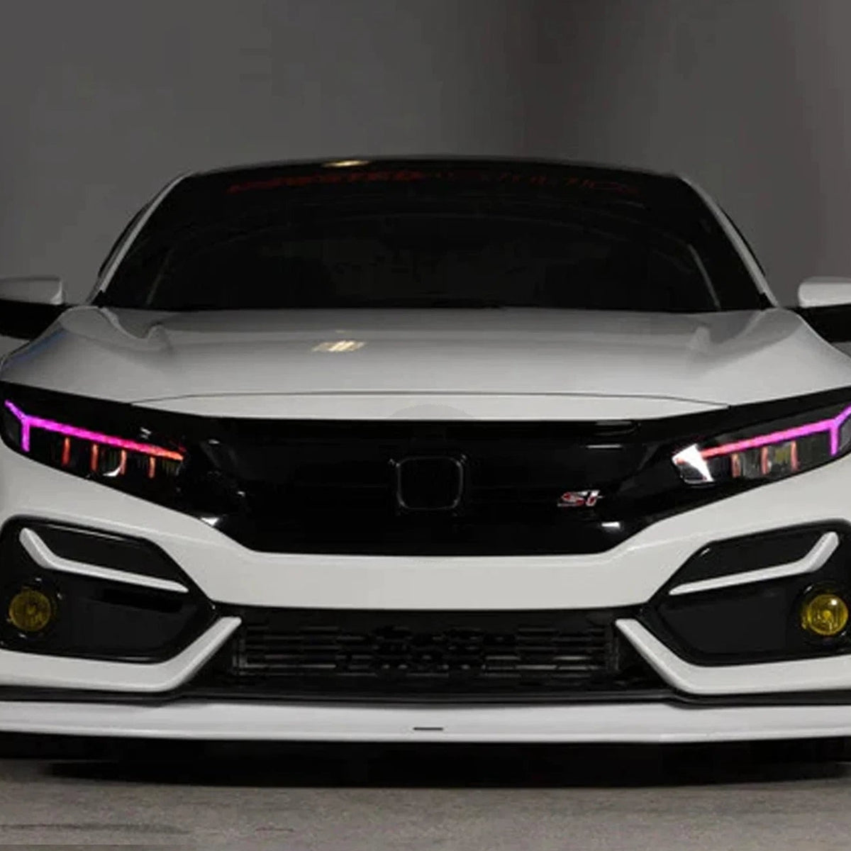 Sequential RGB LED Headlights For 2016-21 Honda Civic Sedan/Coupe/Hatchback,pair