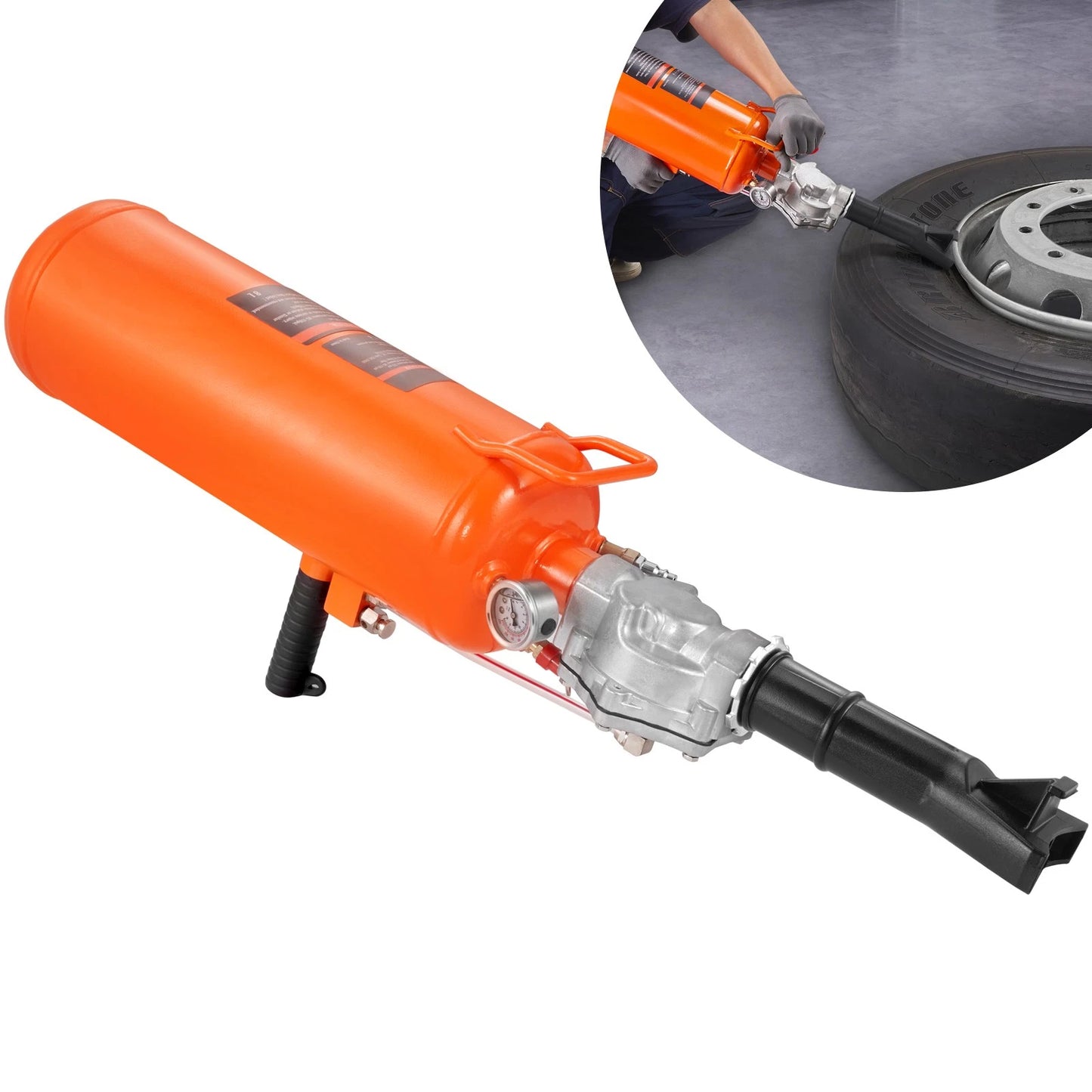 Tire Bead Seater 8L/2.1 Gal Air Blaster Portable Trigger Seating Inflator
