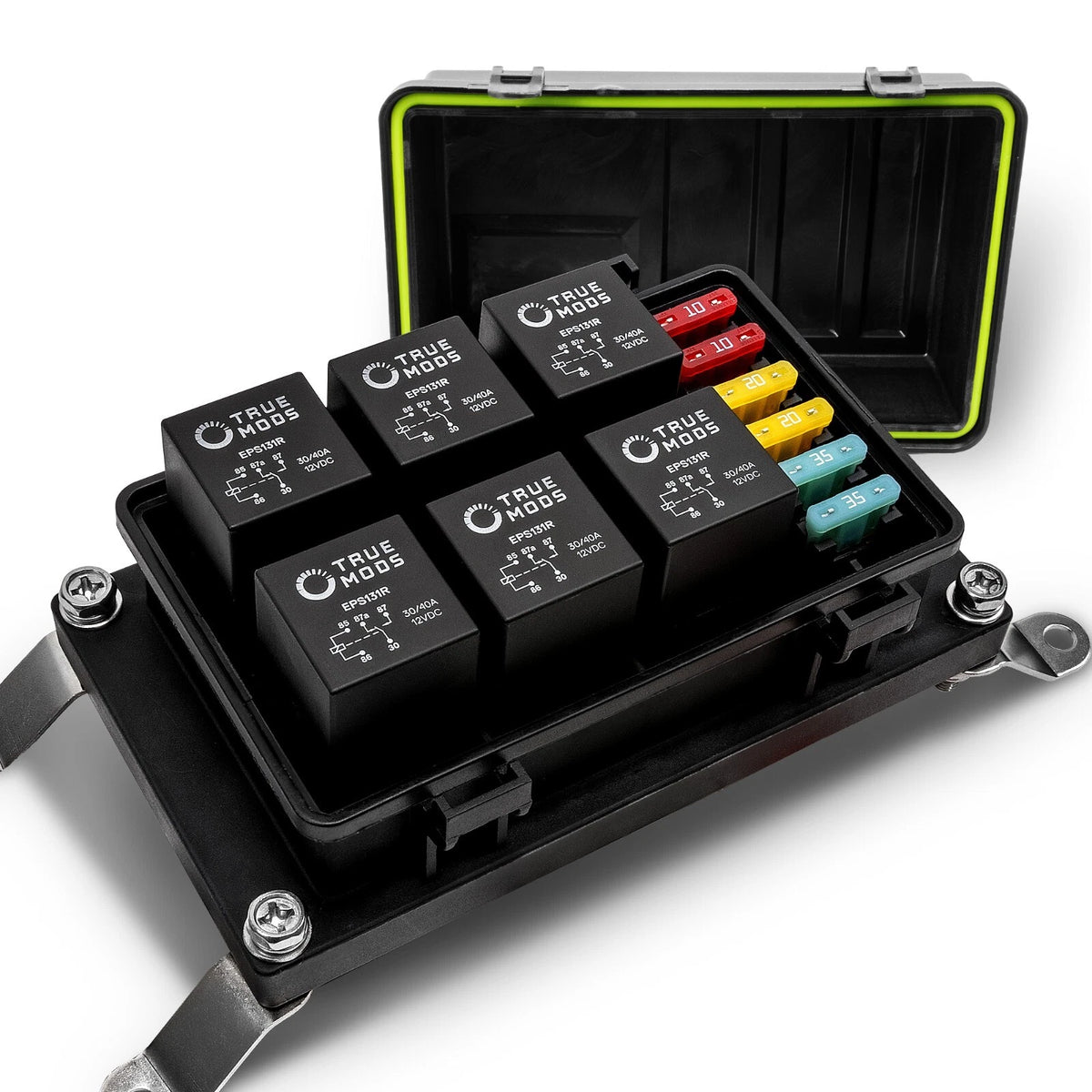 12V DC Auto Marine Waterproof ATO Bosch Fuse Relay Box Block Complete Kit