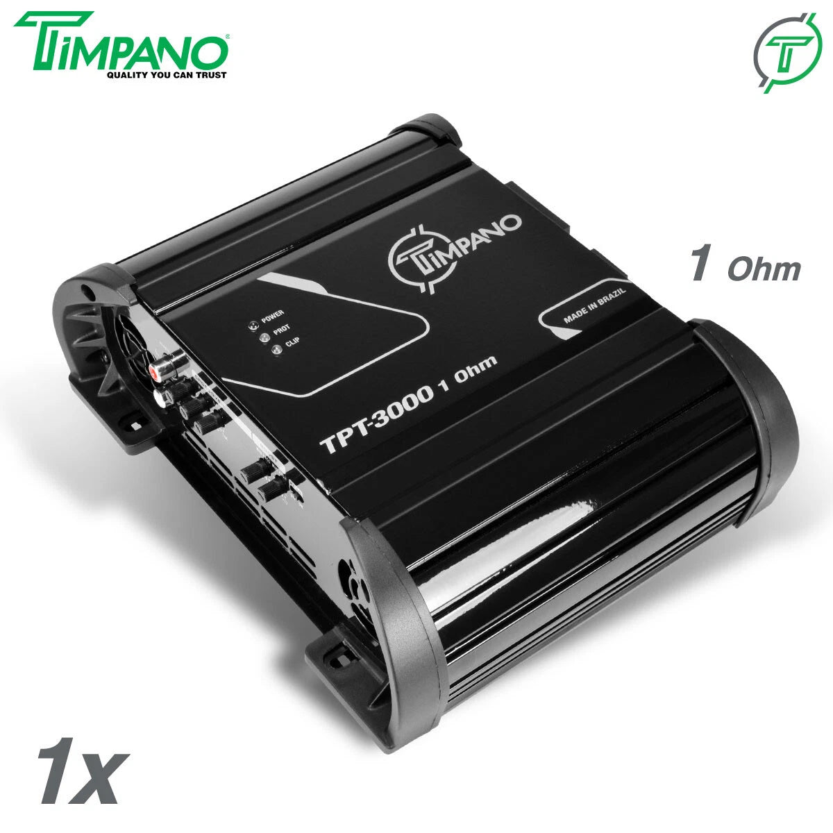 Timpano 3000 Watts Car Audio Amplifier Full Range TPT-3000 1 Ohm 3K