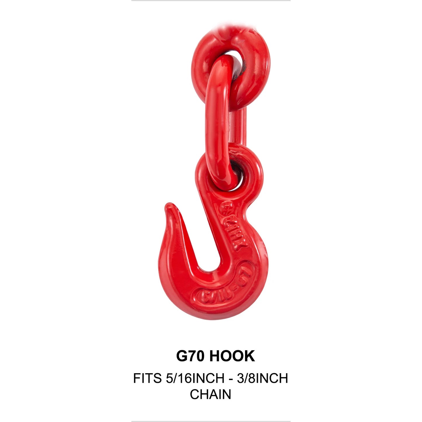5/16"-3/8" Chain Load Binder Ratchet 6600lbs WLL Chain Hook Tie Down 2PCS