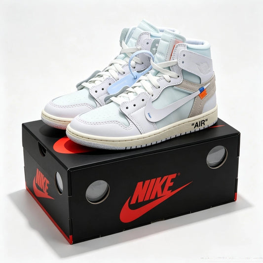 Jordan 1 Retro Virgil Abloh Archive Alaska off-white AA3834-100 Men's Size 7-13