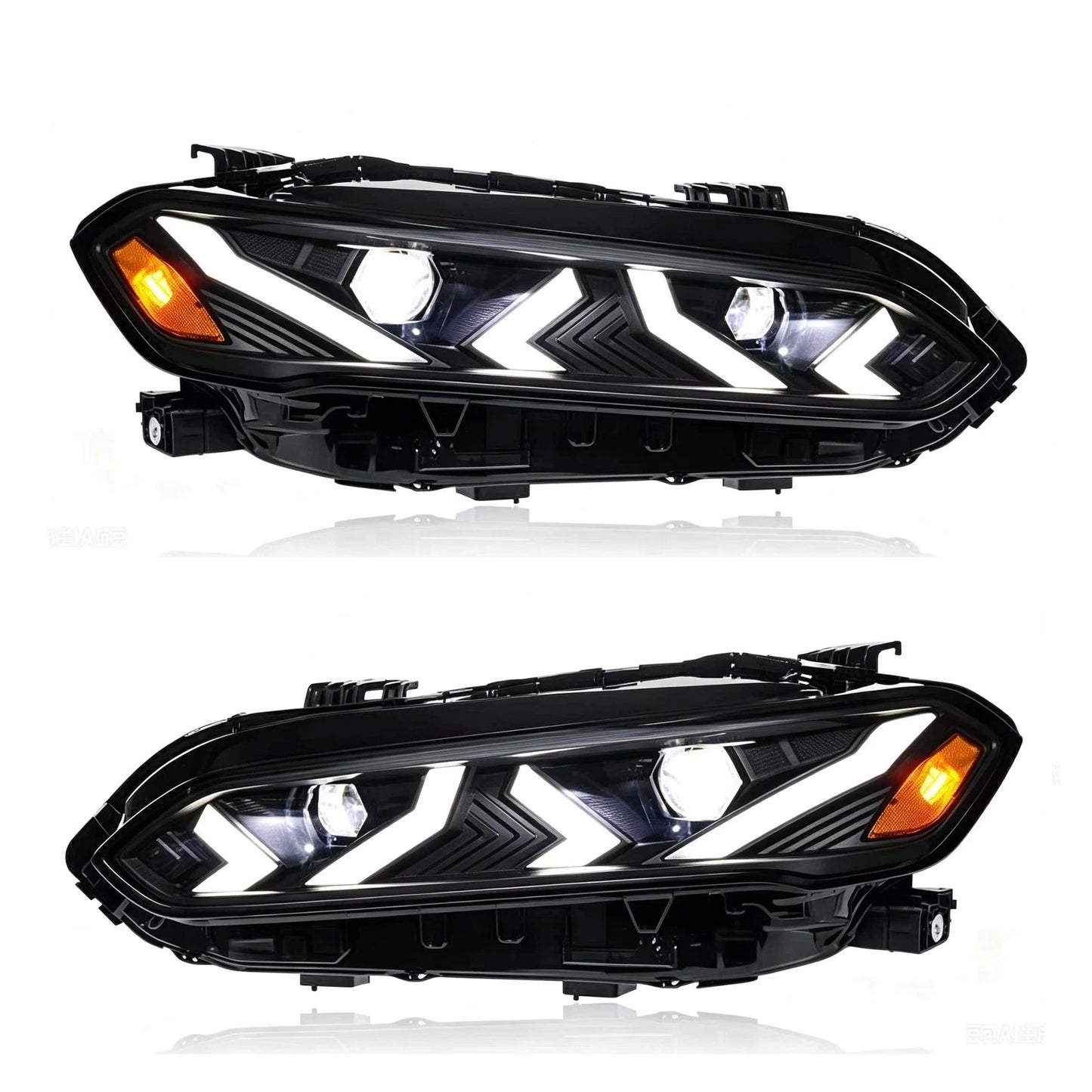 For 2023-2026 Honda Civic 11th Gen Lamborghini Style LED DRL Headlights Assembly