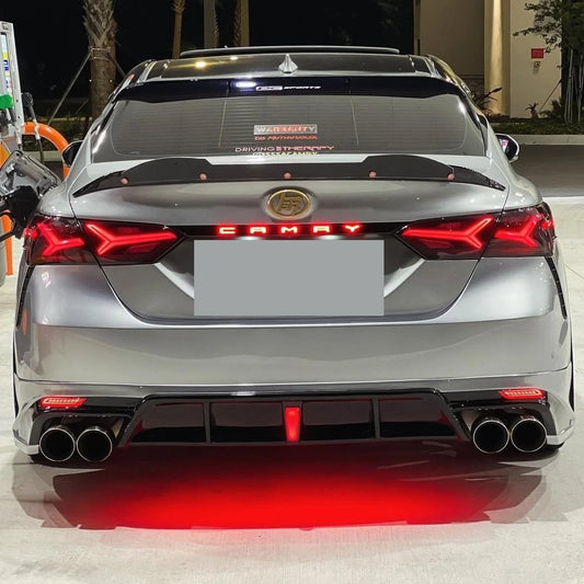 Smoked LED Tail Lights for Toyota Camry 2018-2024 Sedan W/ Sequential Assembly