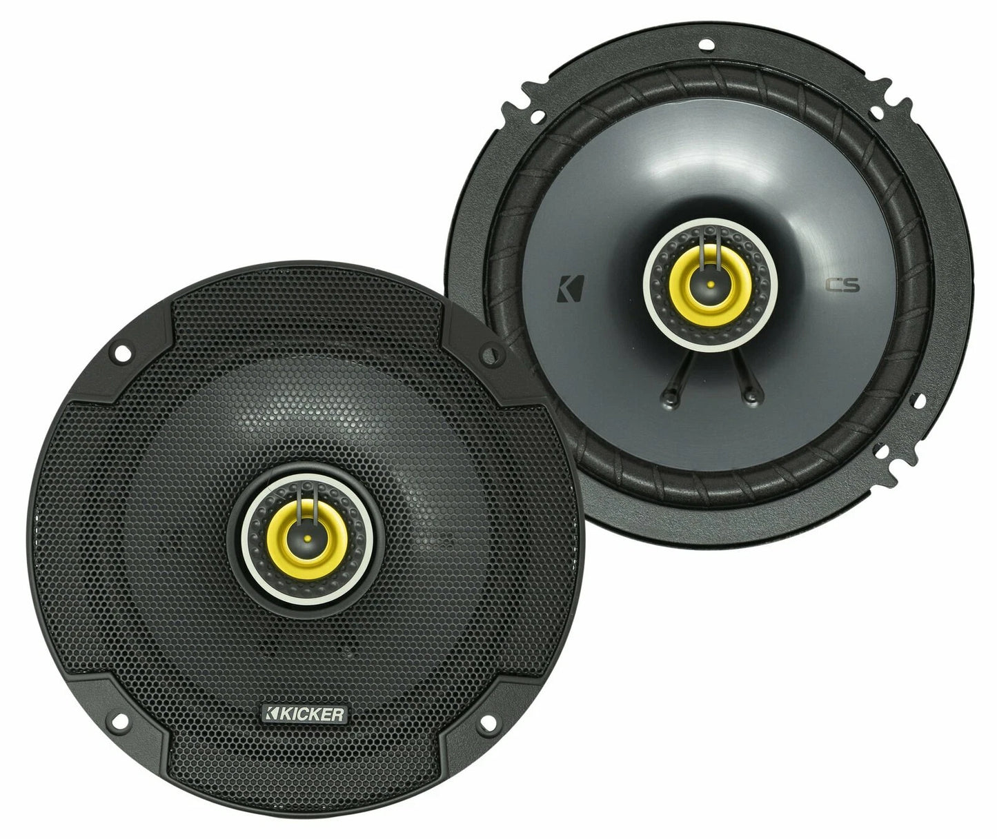 Kicker CSC654, CS Series 6.5" 2 Way Coaxial Car Speakers (46CSC654)