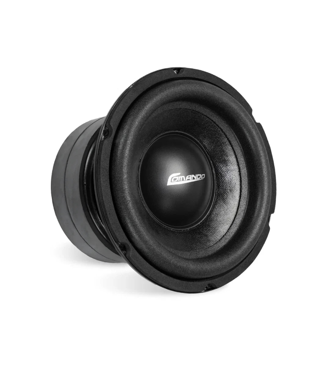 Comando Audio 6.5" Subwoofer 1000W Max Dual 4-Ohm High Power Bass Speaker CRX