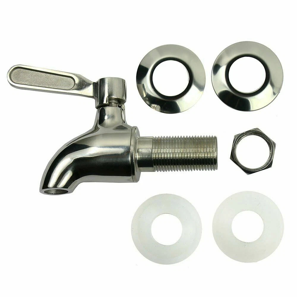 Heavy Duty Stainless Steel Beverage Spigot Faucet for Beverage / Wine DispenserOpens in a new window or tab Brand New