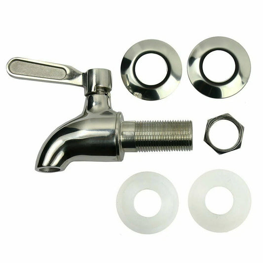 Heavy Duty Stainless Steel Beverage Spigot Faucet for Beverage / Wine DispenserOpens in a new window or tab Brand New