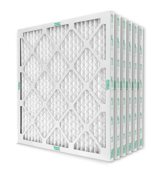 20x20x1 MERV 8 Pleated AC Furnace Air Filters.  6 Pack.  Made in USA.
