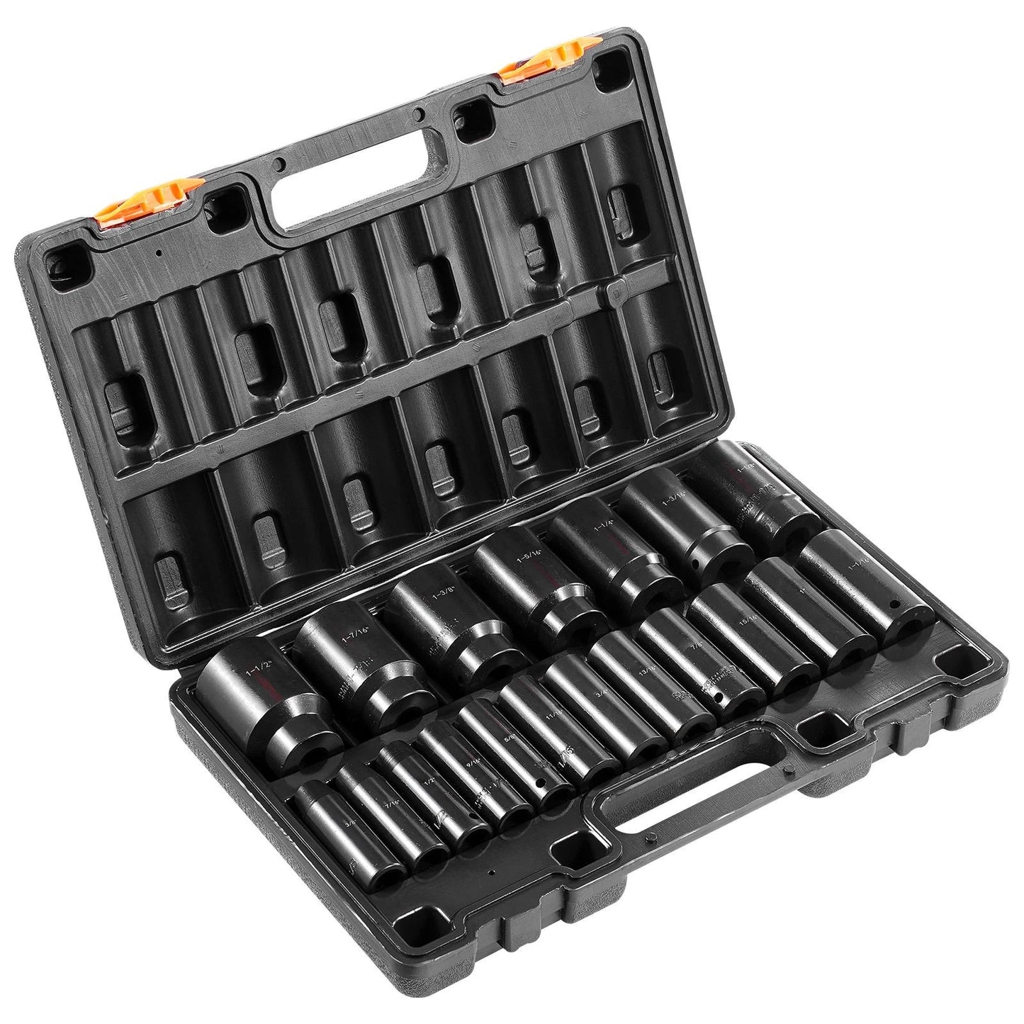 Impact Socket Set Deep 1/2 in for Trucks RVs