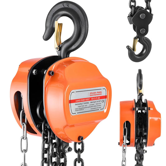 Uimoso Manual Chain Hoist 2T/4400 lbs 10 ft Lift with Durable G80 Chain
