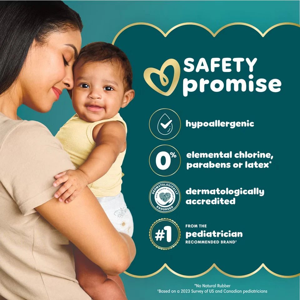 Pampers Swaddlers Sensitive Disposable Diapers - Size 0 - 84ct