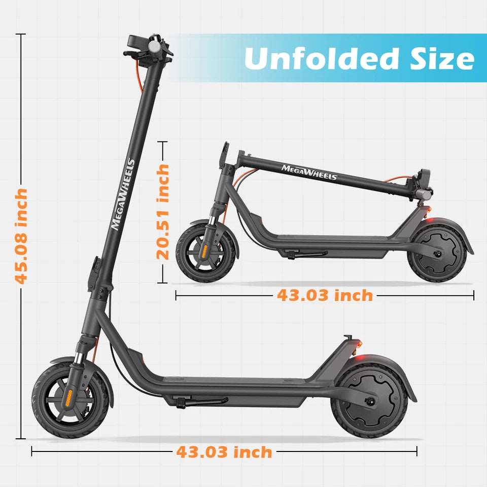 ADULTS ELECTRIC SCOOTER FOLDABLE SCOOTER WITH APP &DOUBLE SHOCK ABSORPTION