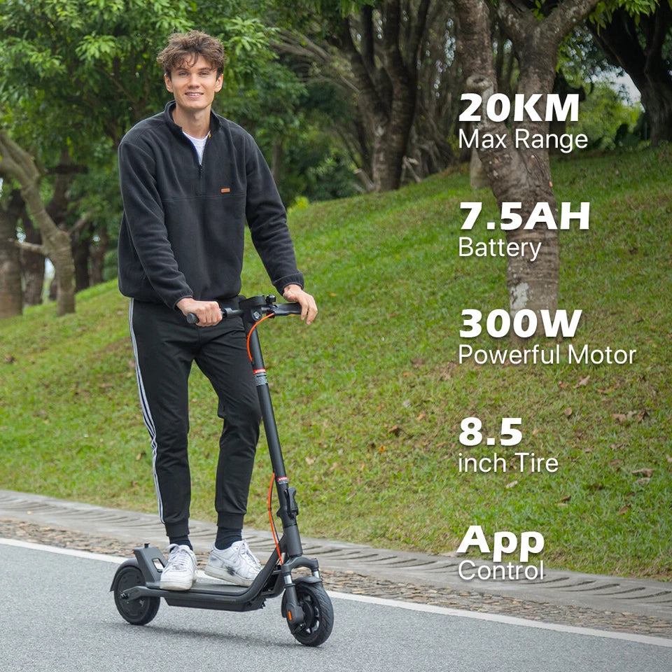 ADULTS ELECTRIC SCOOTER FOLDABLE SCOOTER WITH APP &DOUBLE SHOCK ABSORPTION