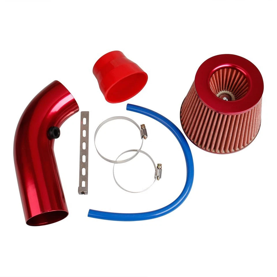 3inch Cold Air Intake Filter Pipe Induction Kit Power Flow Hose System Car Parts