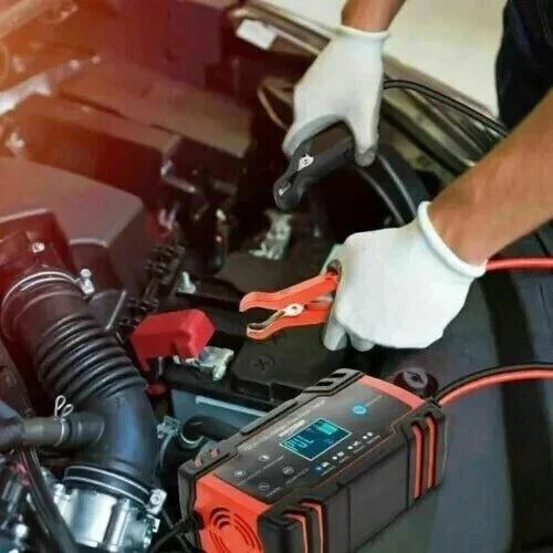 Car Battery Charger Heavy Duty 12V/24V Smart Automatic Intelligent Pulse Repair