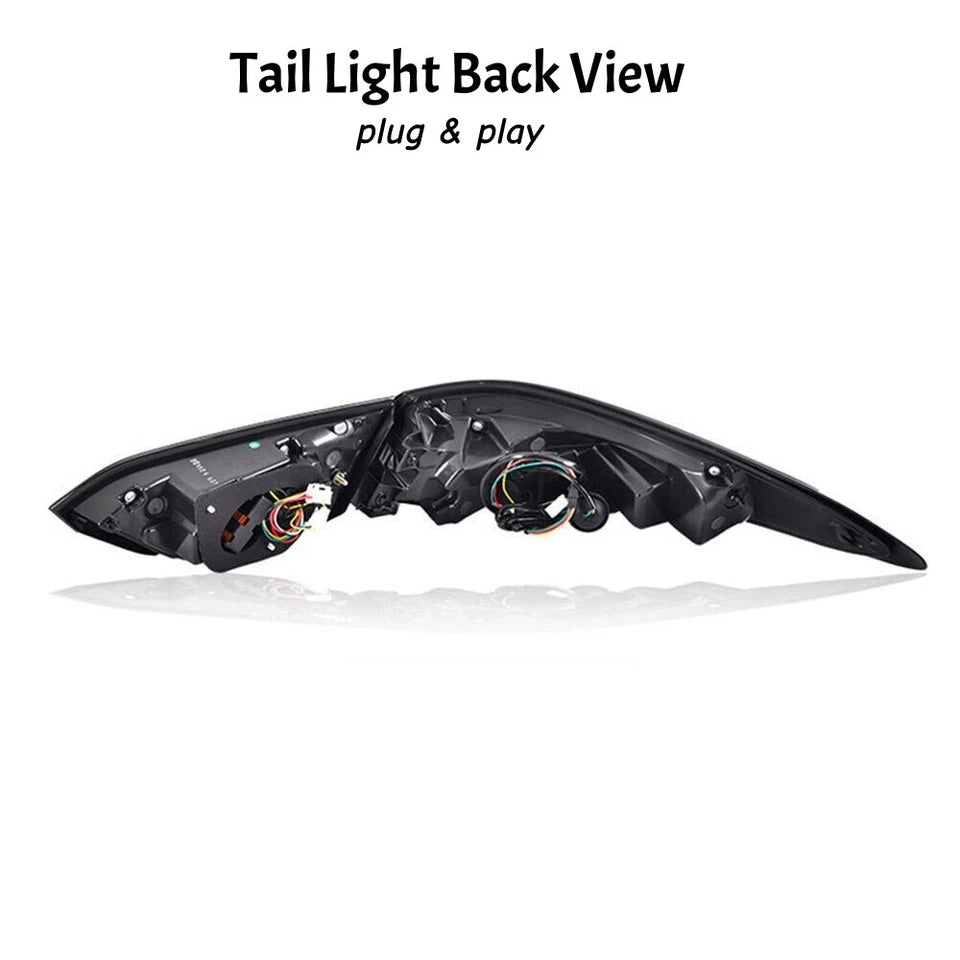 Smoked LED Tail Lights for Toyota Camry 2018-2024 Sedan W/ Sequential Assembly