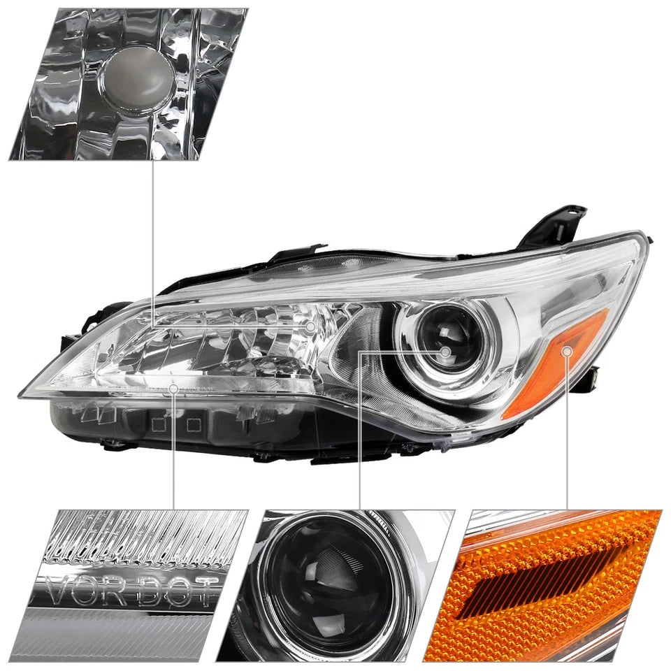 For 2015 2016 2017 Toyota Camry LE SE XLE XSE Projector Headlamps Headlights