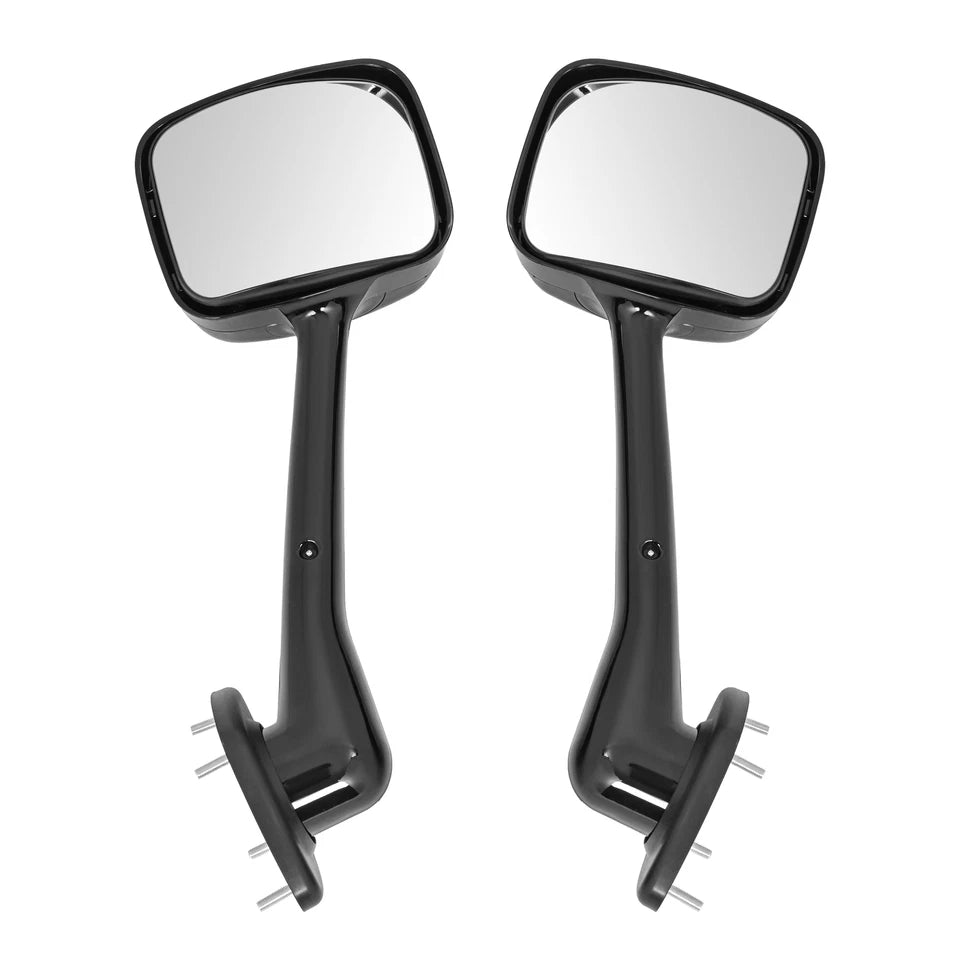 Pair Black Hood Mirrors For Freightliner Cascadia Truck 2008-2017 Left&Right New