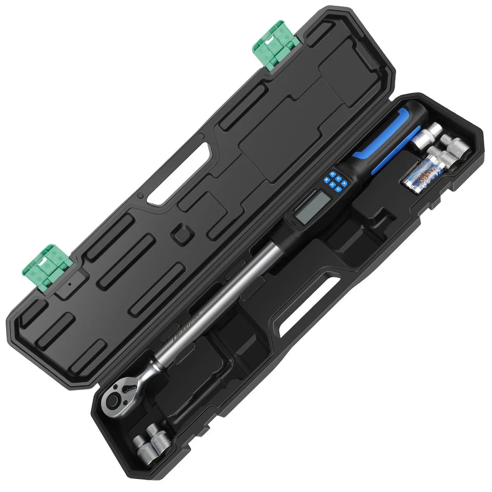 Calibrated Digital Torque Wrench 1/2 in Dr Electronic Torque Wrench 10-200Nm