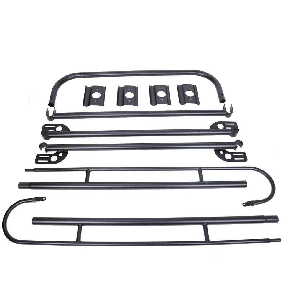 1000 LBS Adjustable 58"-69" Universal Truck Bed Ladder Rack Lumber Utility Kayak