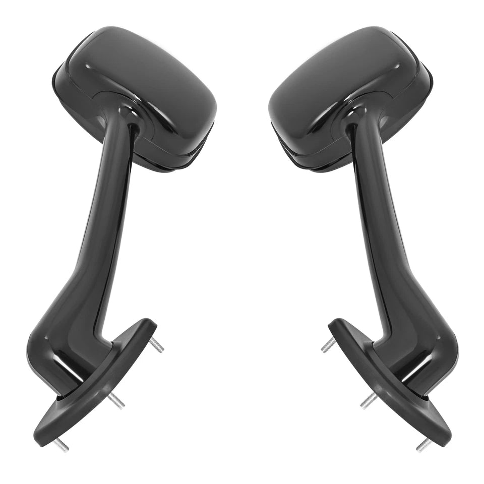 Pair Black Hood Mirrors For Freightliner Cascadia Truck 2008-2017 Left&Right New