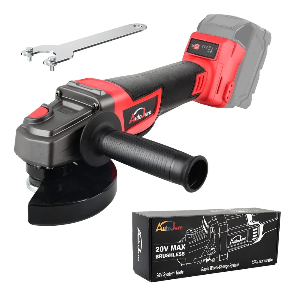 Cordless Brushless 4-1/2 Angle Grinder for Milwaukee 18V Battery 11000 RPM Tool