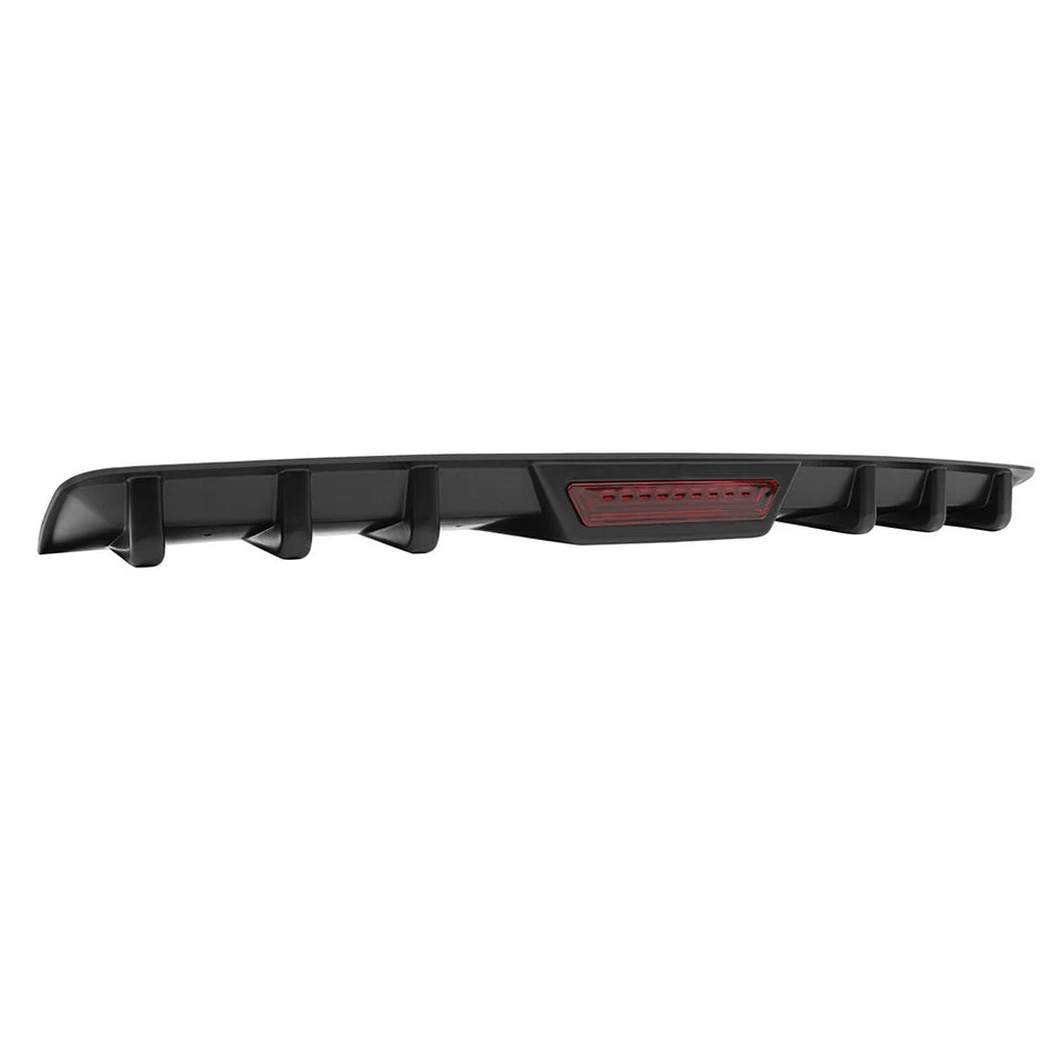 For Lexus IS250 IS350 Sedan Car Rear Lip Bumper Valance Diffuser Spoiler Black