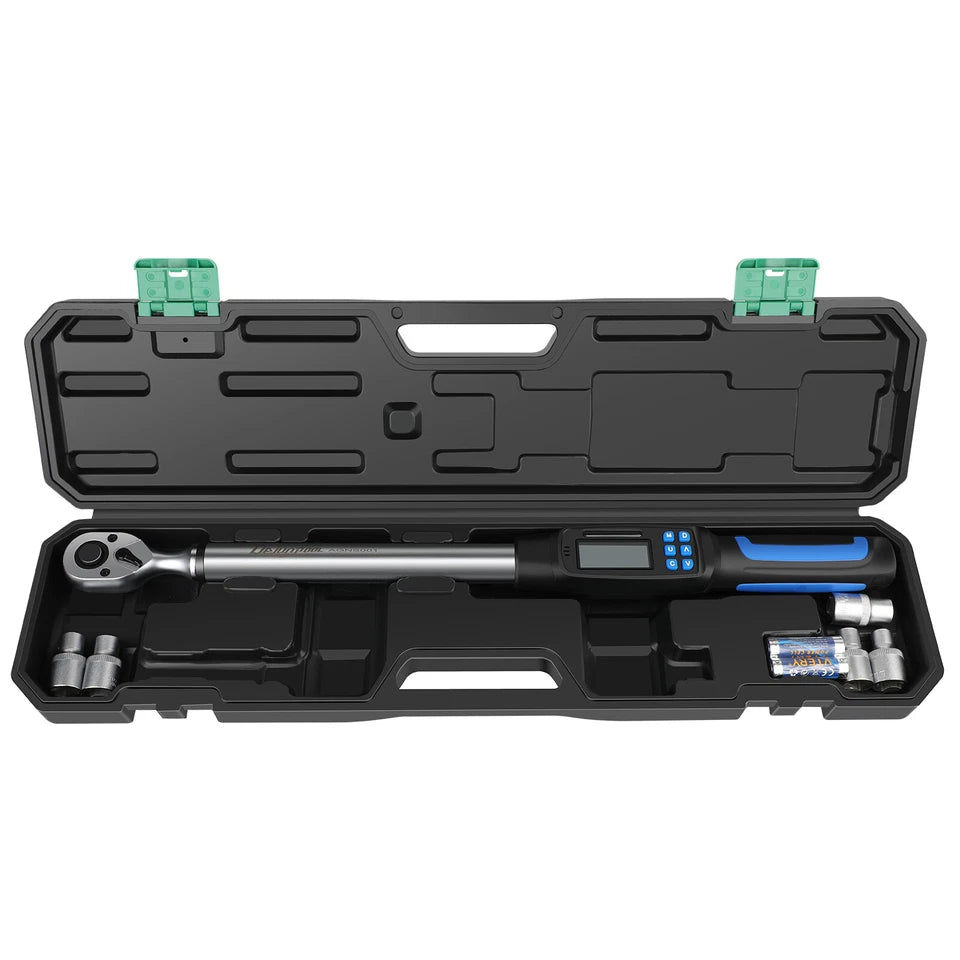Calibrated Digital Torque Wrench 1/2 in Dr Electronic Torque Wrench 10-200Nm