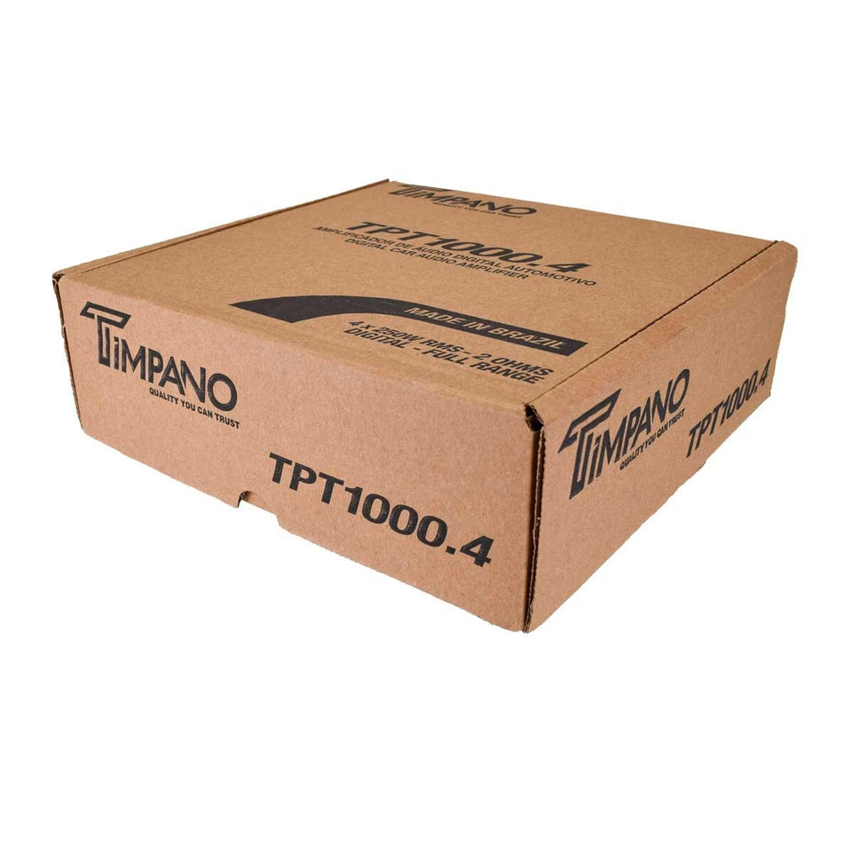 TIMPANO CAR AUDIO BUNDLE 2x 6.5" MIDRANGE SPEAKERS + 2x TWEETERS + 4 CHANNEL AMP