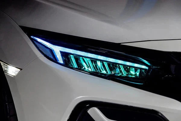 Sequential RGB LED Headlights For 2016-21 Honda Civic Sedan/Coupe/Hatchback,pair
