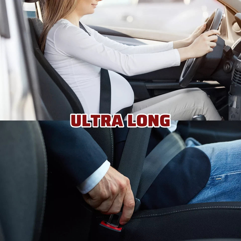 2Pack Universal Lap 3 Point Retractable Seat Belt Adjustable Car Safety Belts