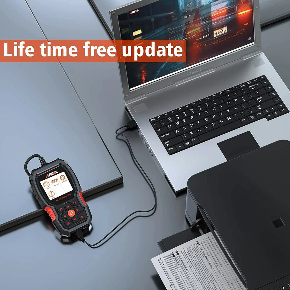 24V Semi Truck Diagnostic Tool All System Diesel Scanner Code Reader Free Update