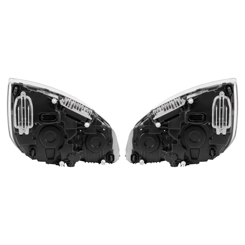 For Freightliner Cascadia 2018-2025 2022 23 Full LED Chrome Headlights Headlamps